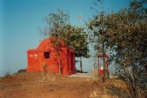 Temple at the top of Gorakhgad