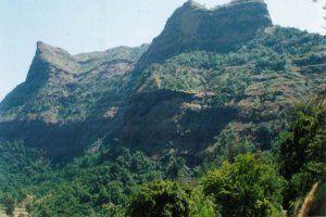 Raigad as seen from below