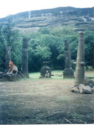 An ancient atop rajmachi