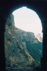 View from Ratangad's darwaja